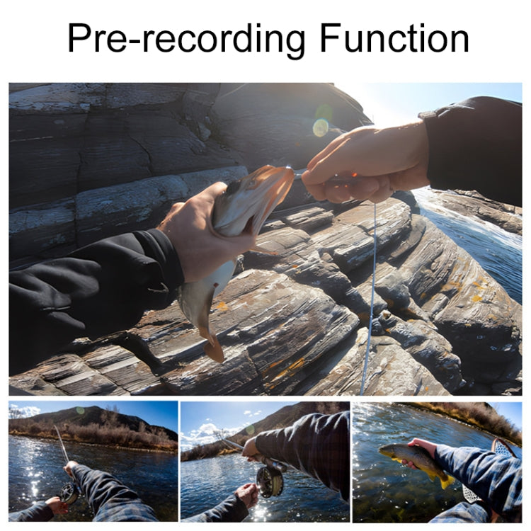 4K/30FPS 5G/2.4G HD Night Video Outdoor Waterproof Riding Record Thumb Camera, Spec: Standard White - Video Cameras by PMC TechLife | Online Shopping South Africa | PMC TechLife | Buy Now Pay Later Mobicred