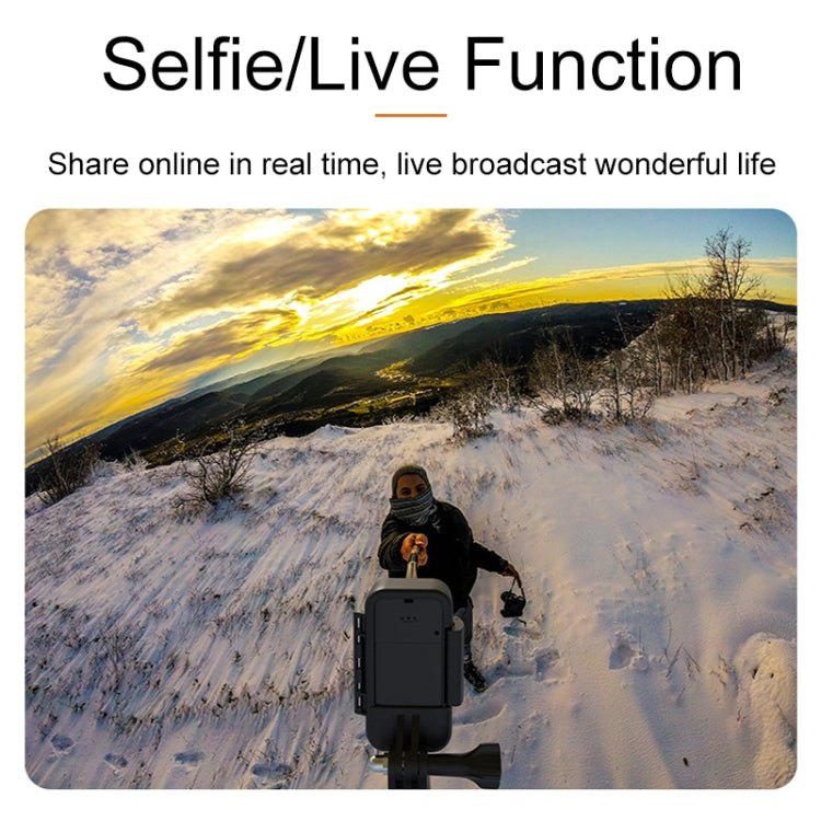 4K/30FPS 5G/2.4G HD Night Video Outdoor Waterproof Riding Record Thumb Camera, Spec: Standard White - Video Cameras by PMC TechLife | Online Shopping South Africa | PMC TechLife | Buy Now Pay Later Mobicred