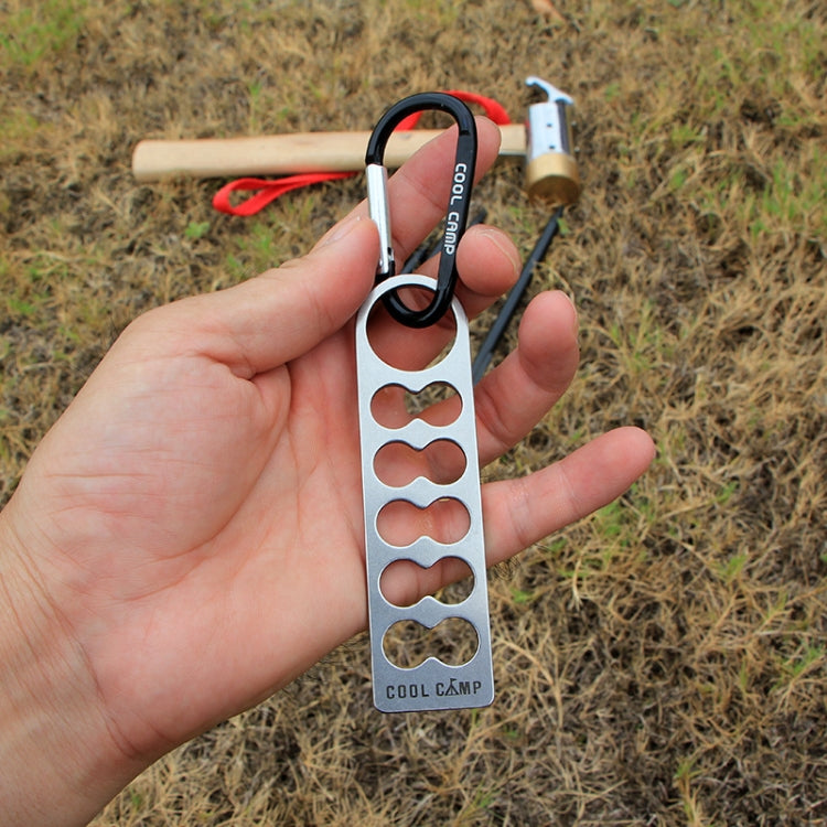 COOLCAMP CF-A207 Outdoor Camping Tent Peg Organizer Portable Stainless Steel Camping Peg Shelf, Size: 28x105mm - free shipping - PMC TechLife - Order now!