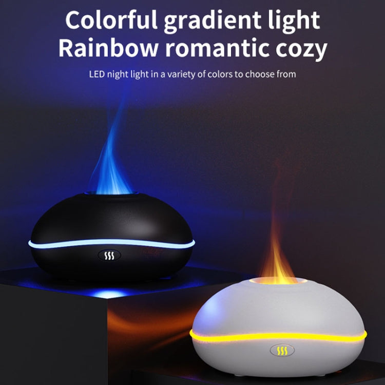 SD13 200ML Car USB Flame Aromatherapy Diffuser Home LED Night Light Silent Mist Humidifier(Black) - free shipping - PMC TechLife - Order now!