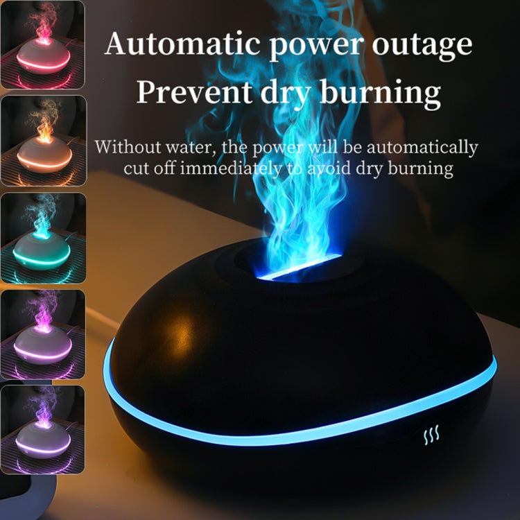 SD13 200ML Car USB Flame Aromatherapy Diffuser Home LED Night Light Silent Mist Humidifier(Black) - free shipping - PMC TechLife - Order now!