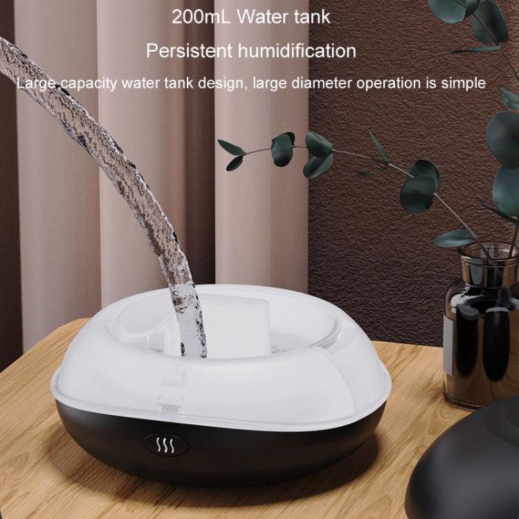 SD13 200ML Car USB Flame Aromatherapy Diffuser Home LED Night Light Silent Mist Humidifier(Black) - free shipping - PMC TechLife - Order now!