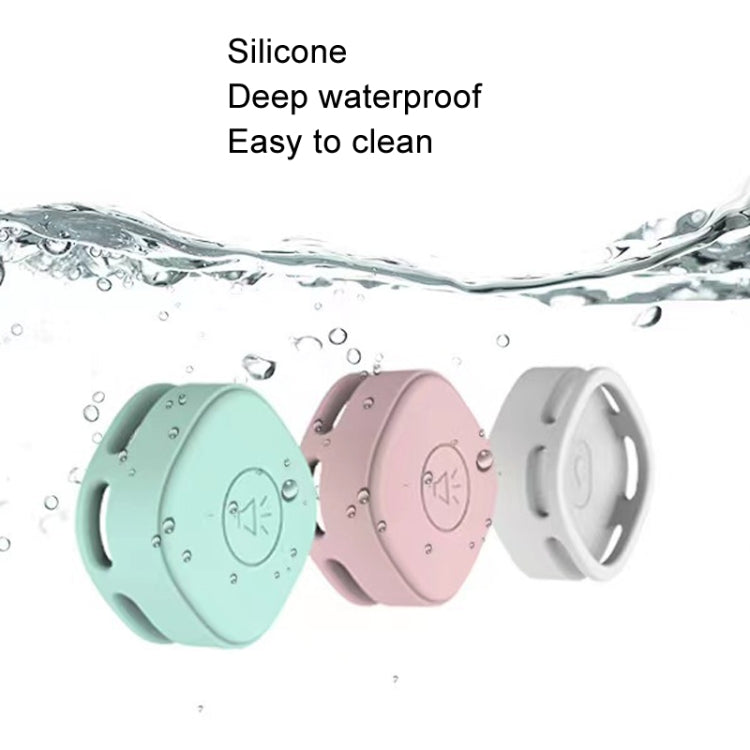 For Samsung Galaxy SmartTag Positioning Tracker Life Waterproof Silicone Protective Case(Black) - SmartTag Accessories by PMC TechLife | Online Shopping South Africa | PMC TechLife