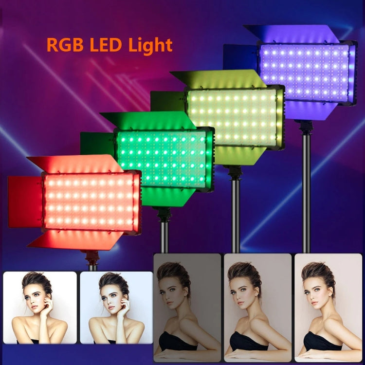 640+95 LEDs RGB Adjustable Live Shooting Fill Light Phone SLR Photography Lamp, EU Plug, Spec: 14 inch -  by PMC TechLife | Online Shopping South Africa | PMC TechLife