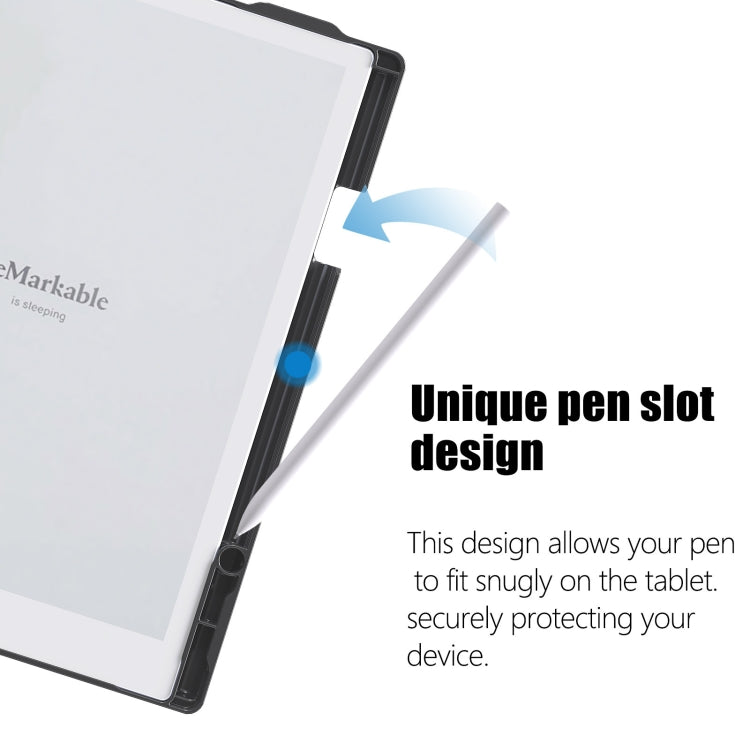 For ReMarkable 2 10.3 Inch 2020 Paper Tablet Case Multi-Viewing Adjustable Folding Book Folio Cover(Grey) - Others by PMC TechLife | Online Shopping South Africa | PMC TechLife | Buy Now Pay Later Mobicred