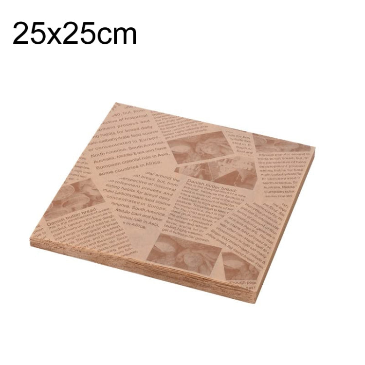 500sheets /Pack Deli Greaseproof Paper Baking Wrapping Paper Food Basket Liners Paper  25 x 25cm Brown - Retail Packaging by PMc TechLife | Online Shopping South Africa | PMc TechLife | Buy Now Pay Later Mobicred