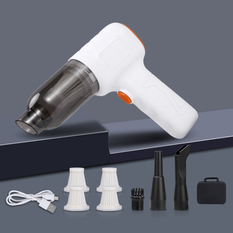Car Vacuum Cleaner Large Suction Power Wireless Pump Inflatable Blower Handheld Small Vacuum Cleaner, Style: Brushless 260W+4 Filters+Air Bag (White) - Vacuum Cleaner by PMC TechLife | Online Shopping South Africa | PMC TechLife | Buy Now Pay Later Mobicred