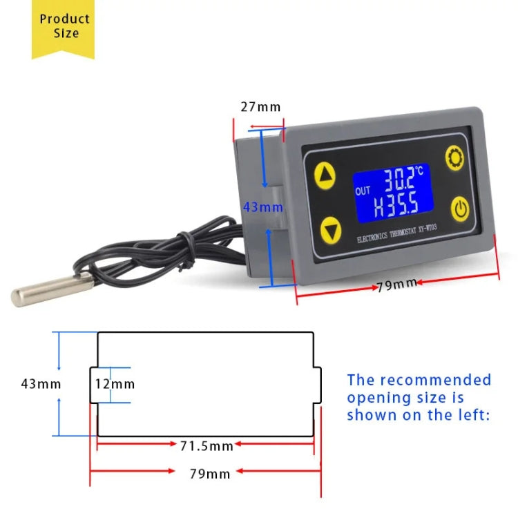 WIFI Wireless Cell Phone Remote Thermostat Control Switch Module, Model: LCD Display - Other Accessories by PMC Jewellery | Online Shopping South Africa | PMC Jewellery | Buy Now Pay Later Mobicred