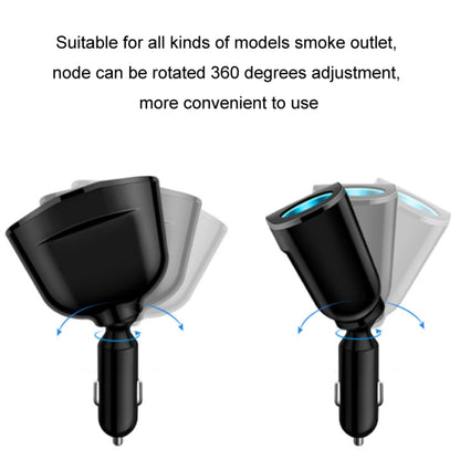 Dual USB Type-C Real-time Digital Display Cigarette Lighter Expansion Car Charger, Model: 3.1A Double A+C - Car Charger by PMC Jewellery | Online Shopping South Africa | PMC Jewellery | Buy Now Pay Later Mobicred