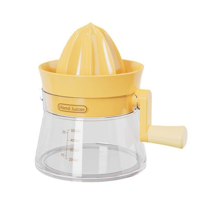 Household Manual Juicer Kitchen Hand Crank Fruit Extractor(Yellow) - Stirrer & Squeezer by PMC Jewellery | Online Shopping South Africa | PMC Jewellery