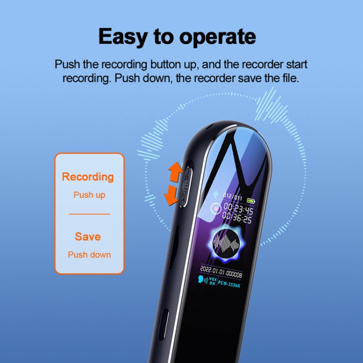 Q53 Ultra Long Standby Timer Voice Recorder HD Noise Canceling Recording Device, Size: 8GB(Black) - Recording Pen by PMC TechLife | Online Shopping South Africa | PMC TechLife | Buy Now Pay Later Mobicred
