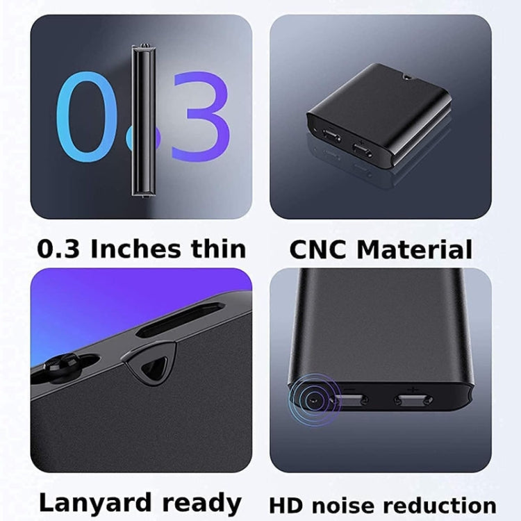 Q63 HD Noise Canceling Magnetic Voice Recorder Portable Intelligent Voice Activated Recording Pen, Capacity: 8GB(Black) - Recording Pen by PMC TechLife | Online Shopping South Africa | PMC TechLife | Buy Now Pay Later Mobicred