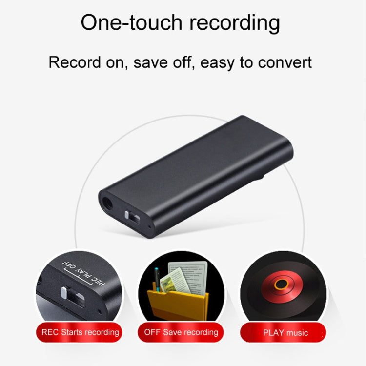 Q25 Intelligent Voice Recorder With Screen HD Noise Canceling Back Clip Voice Reporter, Size: 32GB(Black) - Recording Pen by PMC Jewellery | Online Shopping South Africa | PMC Jewellery | Buy Now Pay Later Mobicred