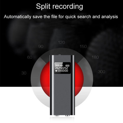 Q25 Intelligent Voice Recorder With Screen HD Noise Canceling Back Clip Voice Reporter, Size: 8GB(Black) - Recording Pen by PMC Jewellery | Online Shopping South Africa | PMC Jewellery | Buy Now Pay Later Mobicred