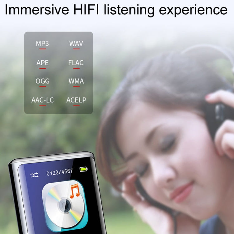 M27 1.8 Inch Bluetooth MP3/MP4 Music Player E-Book Recorder, Size: 4GB(Black) - MP3 Player by PMC TechLife | Online Shopping South Africa | PMC TechLife | Buy Now Pay Later Mobicred