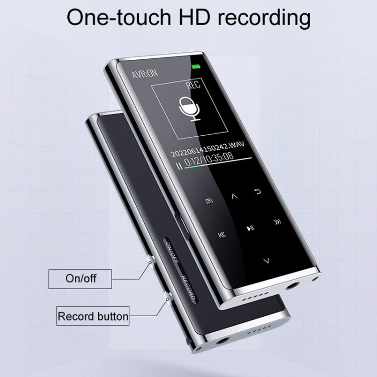 M27 1.8 Inch Bluetooth MP3/MP4 Music Player E-Book Recorder, Size: 16GB(Black) - MP3 Player by PMC TechLife | Online Shopping South Africa | PMC TechLife | Buy Now Pay Later Mobicred