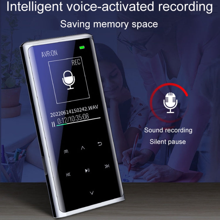 M27 1.8 Inch Bluetooth MP3/MP4 Music Player E-Book Recorder, Size: 16GB(Black) - MP3 Player by PMC TechLife | Online Shopping South Africa | PMC TechLife | Buy Now Pay Later Mobicred