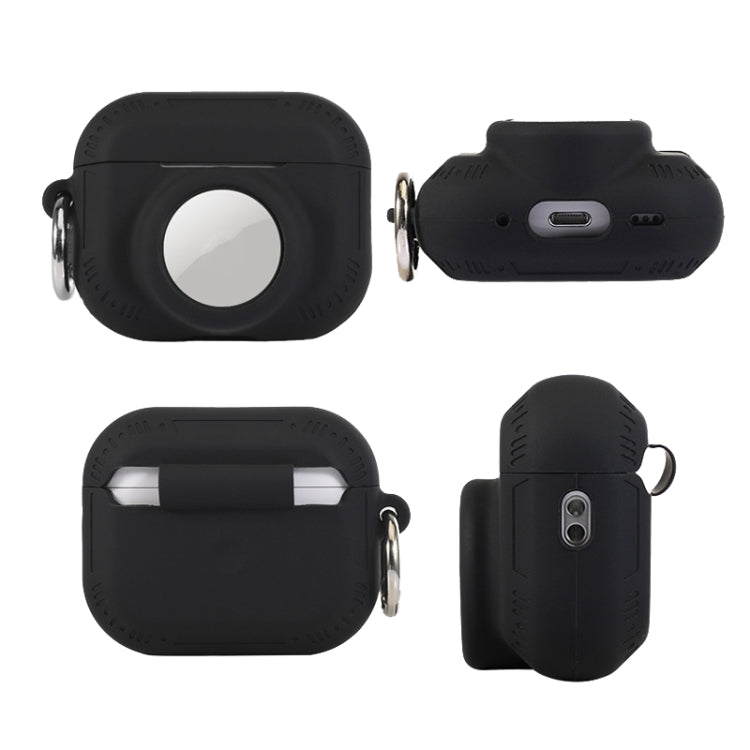 For AirPods Pro 2 / Airtag 2 In 1 All-inclusive Silicone Anti-drop Protection Case(Deep Blue) - For AirPods Pro 2 by PMC Jewellery | Online Shopping South Africa | PMC Jewellery | Buy Now Pay Later Mobicred