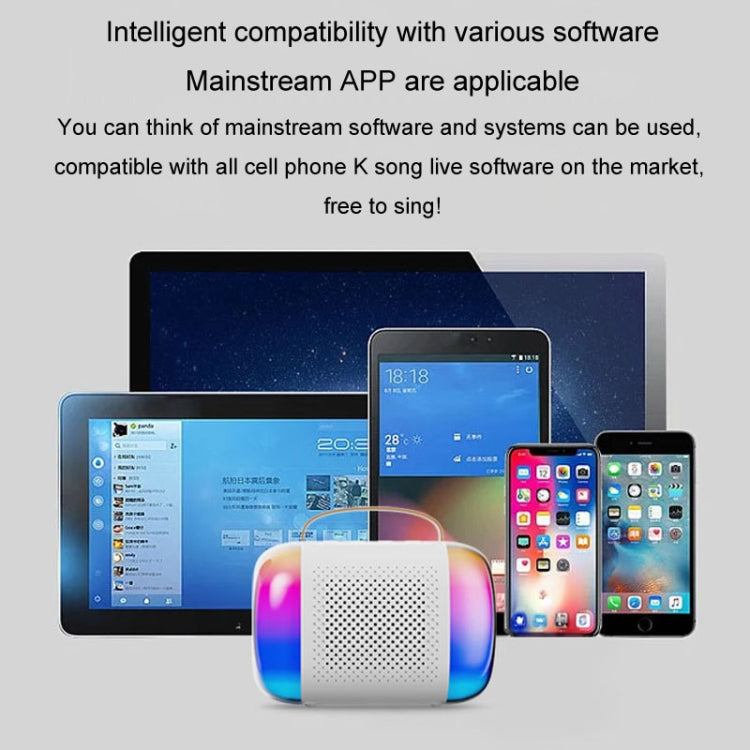 Y5 2 Microphone Portable Bluetooth Speaker Home And Outdoor Wireless Karaoke Audio(Black) - Microphone by PMC TechLife | Online Shopping South Africa | PMC TechLife | Buy Now Pay Later Mobicred