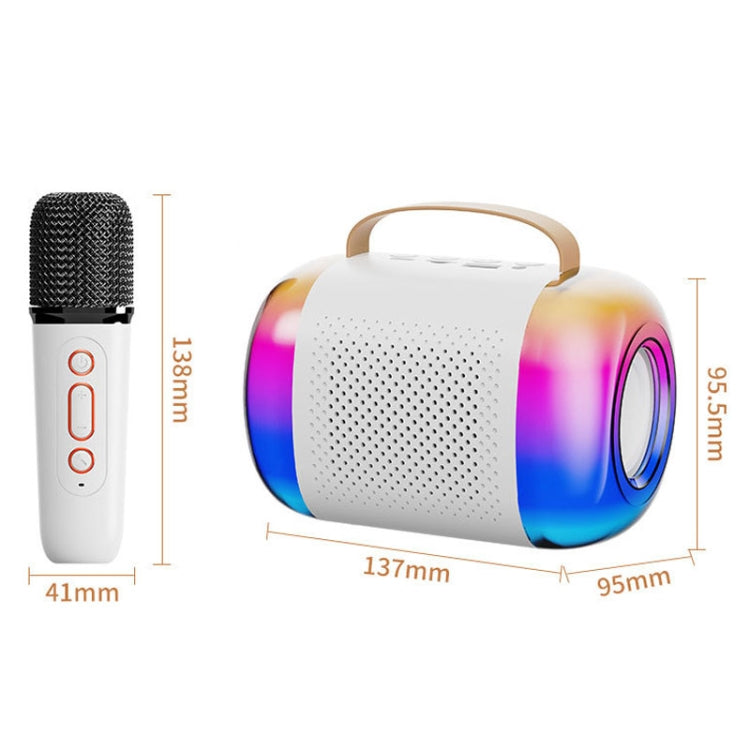 Y5 2 Microphone Portable Bluetooth Speaker Home And Outdoor Wireless Karaoke Audio(Black) - Microphone by PMC Jewellery | Online Shopping South Africa | PMC Jewellery | Buy Now Pay Later Mobicred