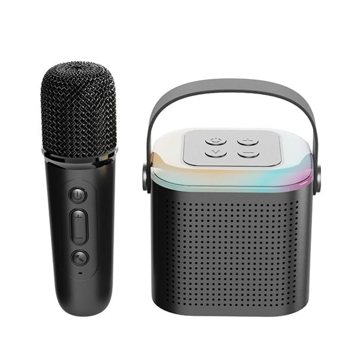 Home Portable Bluetooth Speaker Small Outdoor Karaoke Audio, Color: Y1 Black(Monocular wheat) - Microphone by PMC Jewellery | Online Shopping South Africa | PMC Jewellery | Buy Now Pay Later Mobicred