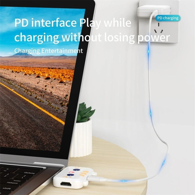 3 In 1 Type-C Docking Station USB Hub For iPad / Phone Docking Station, Port: 3H HDMI+PD+USB3.0 Pink - USB HUB by PMC TechLife | Online Shopping South Africa | PMC TechLife | Buy Now Pay Later Mobicred