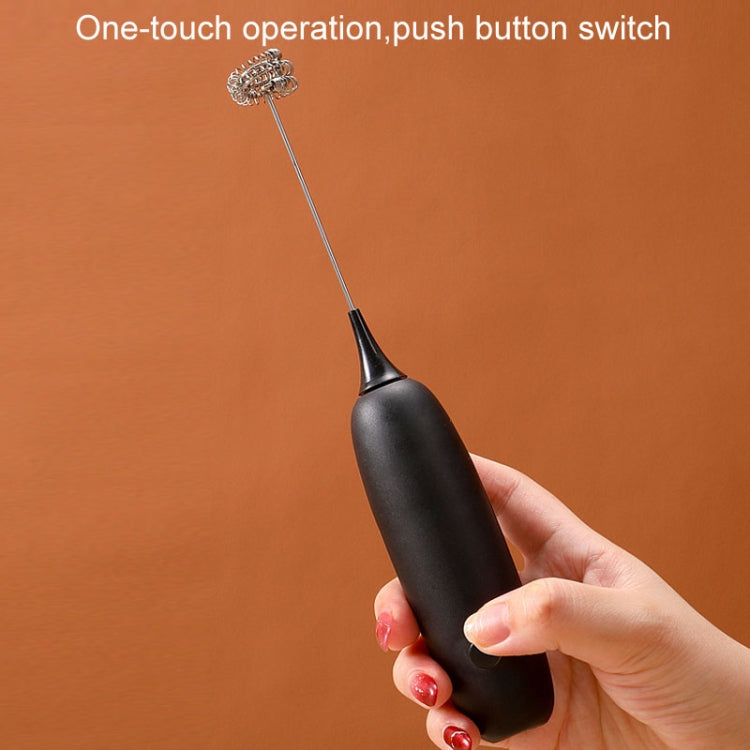 Cordless Handheld Milk And Coffee Frother Household Small Baking Mixing Tool(Black) - free shipping - PMC TechLife - Order now!