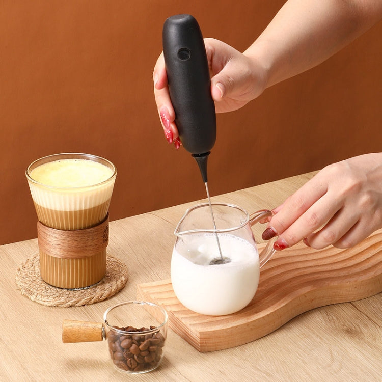 Cordless Handheld Milk And Coffee Frother Household Small Baking Mixing Tool(Black) - free shipping - PMC TechLife - Order now!