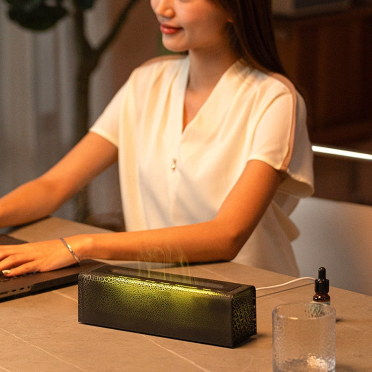 Lava Flame Aromatherapy Machine Air Atomizing Humidifier With Colorful Light, Model: DQ709 Pro White - free shipping - PMC TechLife - Order now!