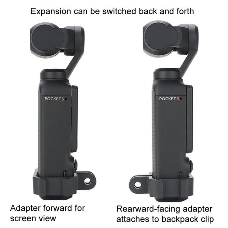 For DJI OSMO Pocket 3 Expansion Bracket Adapter Gimbal Camera Mounting Bracket Accessories, Style: Expand Bracket - Mount & Holder by PMC TechLife | Online Shopping South Africa | PMC TechLife | Buy Now Pay Later Mobicred