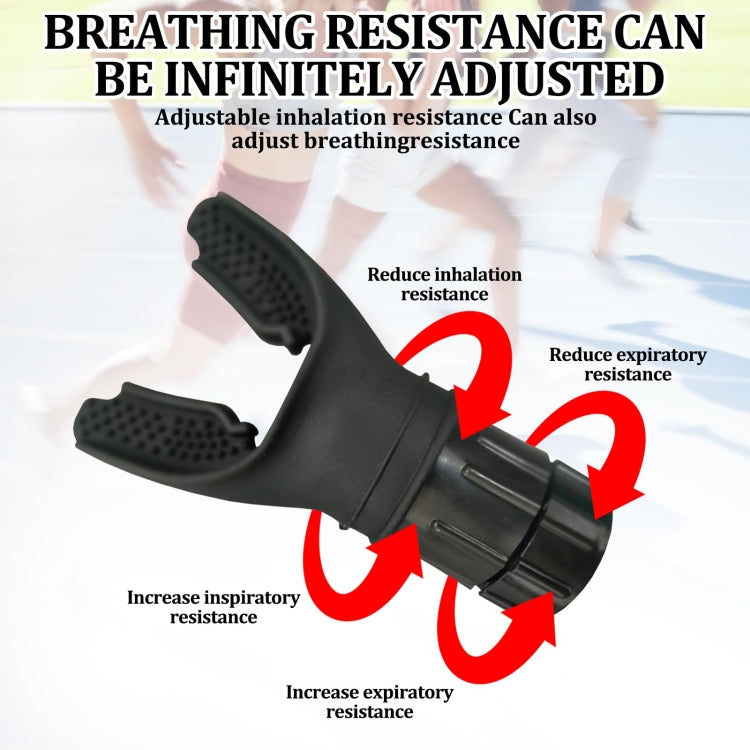 Breathing Exerciser Trainer Adjusts Resistance Lung Capacity Strengthener(White) - free shipping - PMC TechLife - Order now!