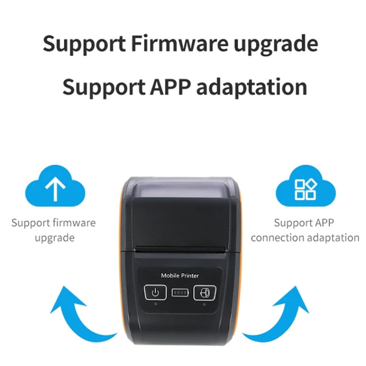 58mm Portable Logistics Takeaway Receipt Bluetooth Thermal Printer(UK Plug) - Printer by PMC Jewellery | Online Shopping South Africa | PMC Jewellery | Buy Now Pay Later Mobicred