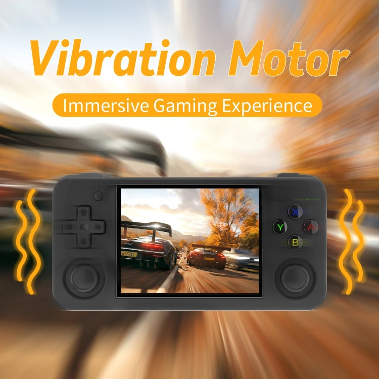 ANBERNIC RG35XX H Handheld Game Console 3.5 Inch IPS Screen Linux System 64GB+128GB(Black) - free shipping - PMC Jewellery - Order now!