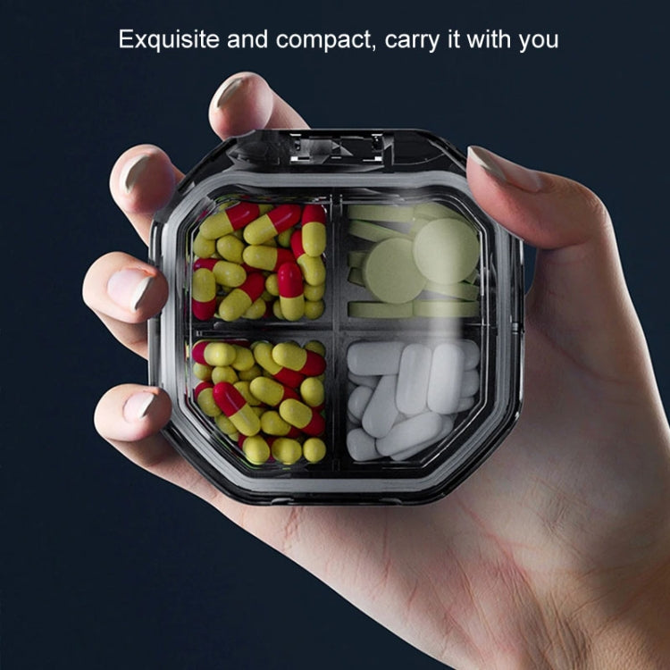 Portable Mini Compartmentalized Sealed Pill Box Weekly Morning And Evening Pill Capsule Dispensing Box, Style: 6 Grids Green - free shipping - PMc TechLife - Order now!