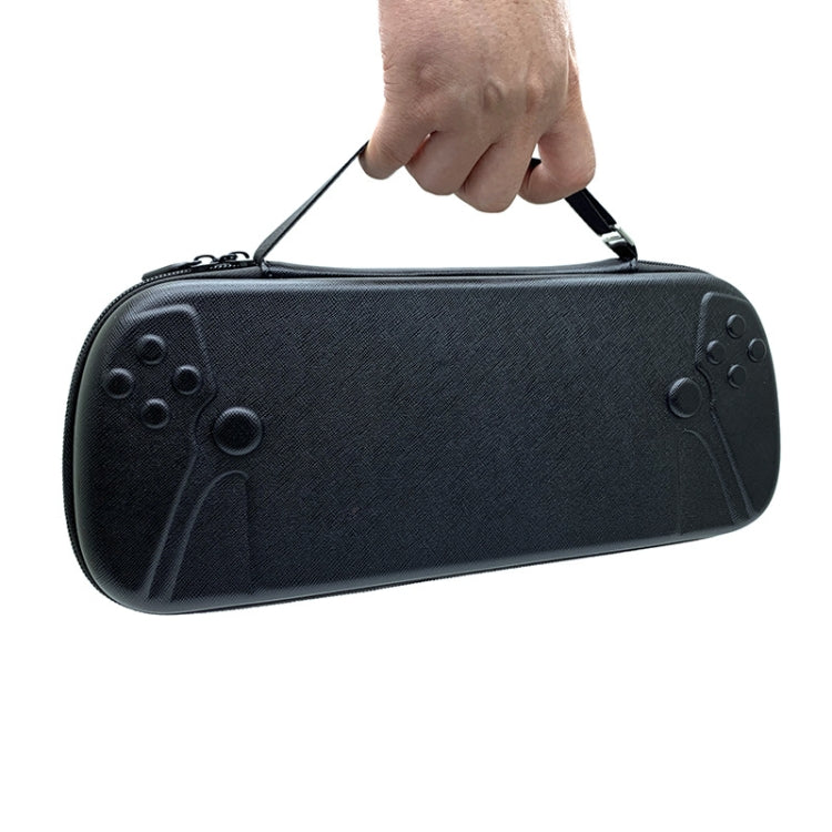 For Sony PlayStation Portal Hard Shell Case Portable Storage Bag, Style: PU Cross Line - Bags by PMC TechLife | Online Shopping South Africa | PMC TechLife | Buy Now Pay Later Mobicred