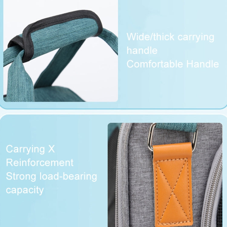 Outdoor Portable Shoulder Pet Backpack Handheld Foldable Breathable Cat Bag(Style 6 Orange) - Pet Bags by PMC TechLife | Online Shopping South Africa | PMC TechLife | Buy Now Pay Later Mobicred