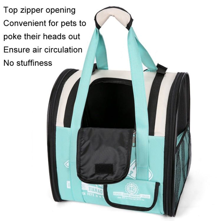 Simple Contrasting Pet Backpack Space Capsule Cat Bag Shoulder Dog Bag(Model 5 Green) - Pet Bags by PMC TechLife | Online Shopping South Africa | PMC TechLife | Buy Now Pay Later Mobicred