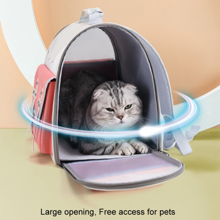 Outdoor Cat Backpack Large Capacity Breathable Pet Bag(Model 7 Pink) - Pet Bags by PMC TechLife | Online Shopping South Africa | PMC TechLife | Buy Now Pay Later Mobicred