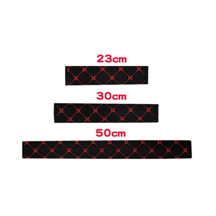 30cm Crown Carbon Fiber Car Leather Seat Belt Cover Shoulder Pads For Trucks - Seat Belts & Padding by PMC Jewellery | Online Shopping South Africa | PMC Jewellery | Buy Now Pay Later Mobicred