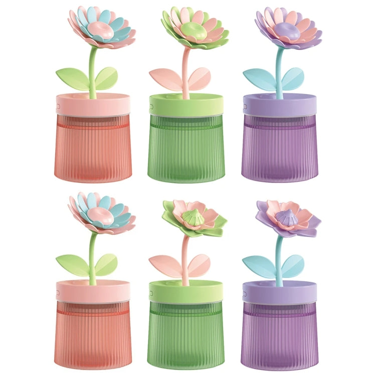 Flower Spray Hhydrating Colorful Atmosphere Light USB Aromatherapy Humidifier, Color: Gardenia Pink - Air Purifiers & Accessories by PMC TechLife | Online Shopping South Africa | PMC TechLife | Buy Now Pay Later Mobicred