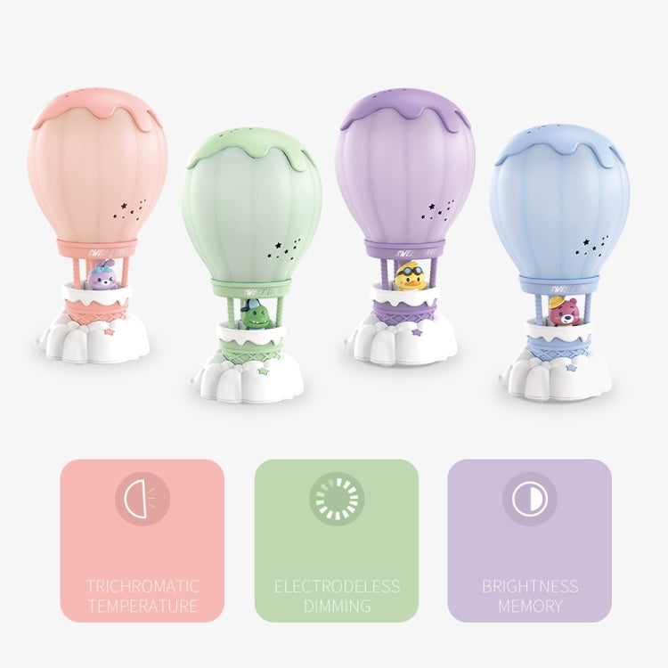 Cartoon Balloon Shape USB Charging Eye Protection LED Night Light Bedroom Reading Table Lamp, Color: Pink - Bedside Light by PMC TechLife | Online Shopping South Africa | PMC TechLife | Buy Now Pay Later Mobicred