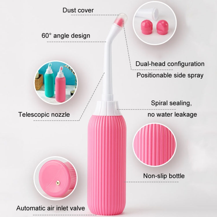 500ml Portable Feminine Washing Instrument Handheld Sanitary Wash Bottle For Pregnant Women, Model: With Valve Green - free shipping - PMC TechLife - Order now!