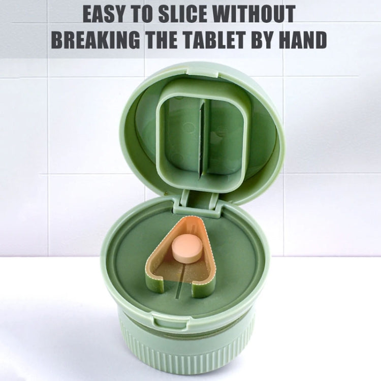 Portable 4 In 1 Mini Pill Box Multifunctional Cutting And Dispensing Device(Pink) - free shipping - PMC TechLife - Order now!