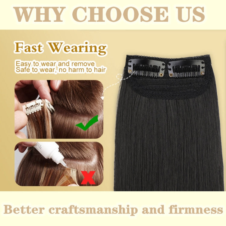 Invisible Pad Hair Roots Both Sides Puffy Wig Piece Faux Hair Extension Pad Hair Piece, Color: 30cm Dark Brown - free shipping - PMC TechLife - Order now!