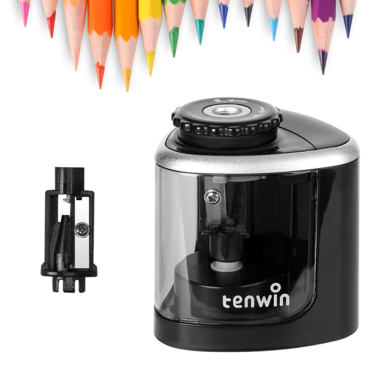 TENWIN Electrical Pencil Sharpener Student Stationery Semi-Automatic Sharpeners Battery Model(Blue) - free shipping - PMc TechLife - Order now!
