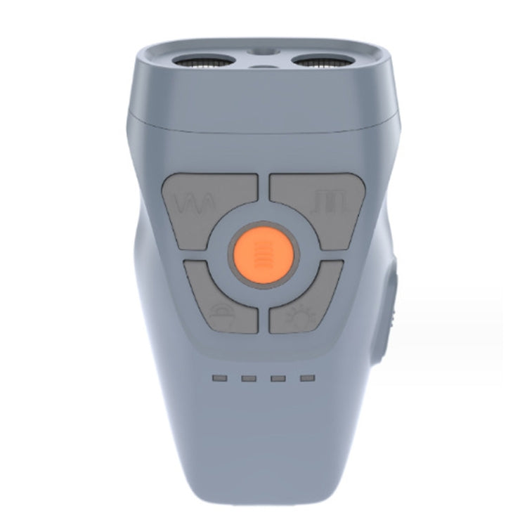Dual Ultrasonic Repeller Pet Stop Barker With Mobile Power Supply Flashing Lighting Horn Function(Grey) - Training Aids by PMC Jewellery | Online Shopping South Africa | PMC Jewellery | Buy Now Pay Later Mobicred
