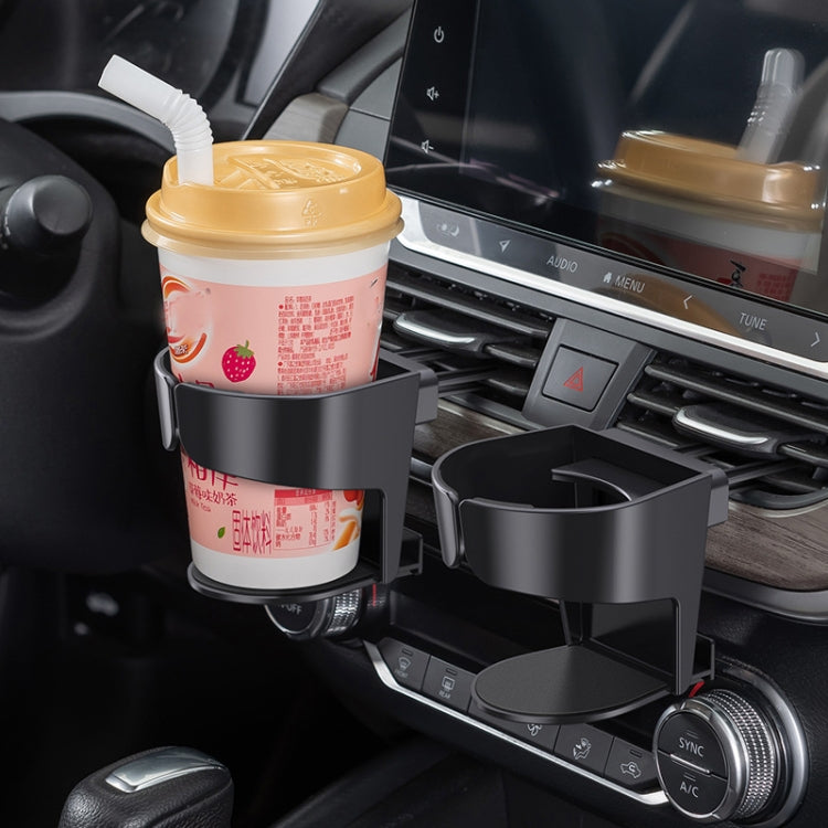 Multifunctional Car Air Conditioner Outlet Cup Holder Ashtray(Black) - Car Drink Holders by PMC Jewellery | Online Shopping South Africa | PMC Jewellery