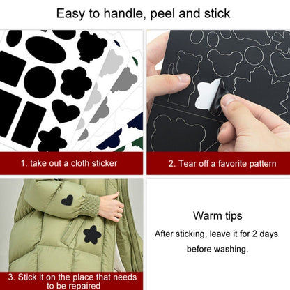 Self-Adhesive Down Jacket Patch Stickers Nylon Fabric Stickers Seamless Clothes Repair Hole Decals, Style: Whole Sheet Glossy - DIY Apparel Sewing by PMC Jewellery | Online Shopping South Africa | PMC Jewellery