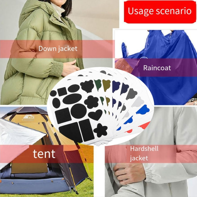 Self-Adhesive Down Jacket Patch Stickers Nylon Fabric Stickers Seamless Clothes Repair Hole Decals, Style: Whole Sheet Glossy - DIY Apparel Sewing by PMC Jewellery | Online Shopping South Africa | PMC Jewellery