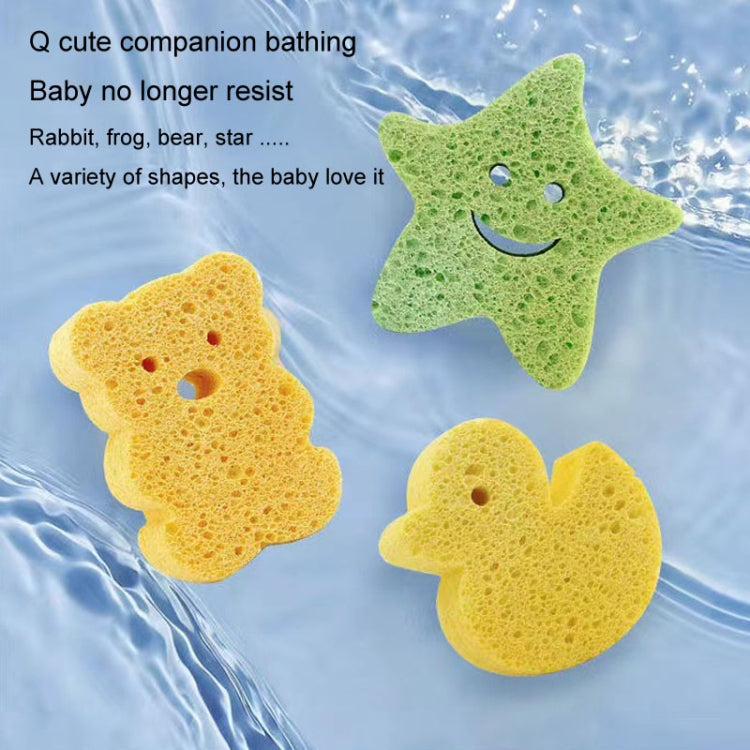Baby Bathing Wood Pulp Sponge Cute Cartoon Soft Bath Sponge Bath Scrubber, Model: Bunny - Bath Brushes & Sponges by PMc TechLife | Online Shopping South Africa | PMc TechLife | Buy Now Pay Later Mobicred